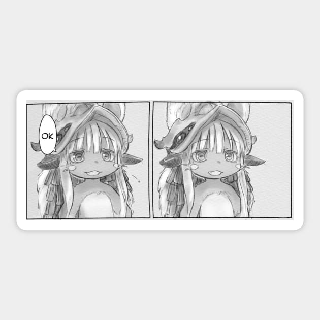 Nanachi Ok Sticker by KokoroPopShop